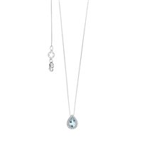 Necklace Comete Woman Azzurra Prestige in Gold Diamante GLQ285
